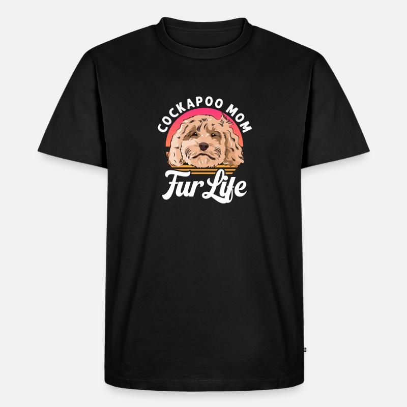 Cockapoo Hund - Männer Premium Bio T-Shirt - Schwarz