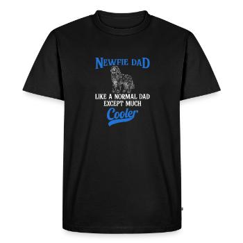 Terre-Neuve Chien de Terre-Neuve - T-shirt Premium bio Homme - noir - Devant - Nico (187cm)