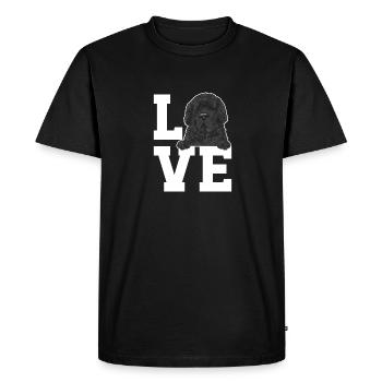 Newfoundland Newfoundland Dog - Men's Premium Organic T-Shirt - black - Front - Nico (187cm)