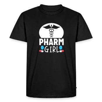Pharmacien Pharmacien Assistante en pharmacie - T-shirt Premium bio Homme - noir - Devant - Nico (187cm)