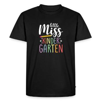 Miss Kindergarten First Day Pre School - Men's Premium Organic T-Shirt - black - Front - Nico (187cm)