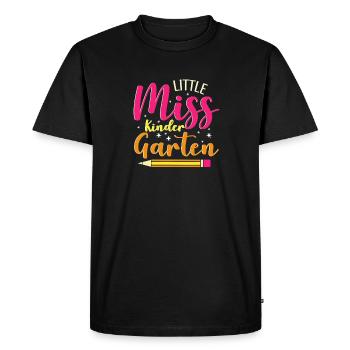 Miss Kindergarten First Day Pre School - Men's Premium Organic T-Shirt - black - Front - Nico (187cm)