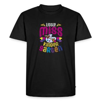 Miss Kindergarten First Day Pre School - Men's Premium Organic T-Shirt - black - Front - Nico (187cm)