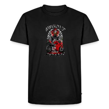 Génial depuis 1995, anniversaire du motard - T-shirt Premium bio Homme - noir - Devant - Nico (187cm)