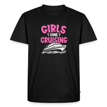 Filles parties croisière croisière vacances - T-shirt Premium bio Homme - noir - Devant - Nico (187cm)