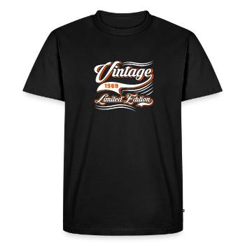 Edition Limitée 1969 Millésime - T-shirt Premium bio Homme - noir - Devant - Nico (187cm)