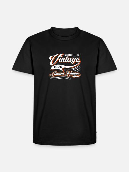 Edition Limitée 1976 Millésime - T-shirt Premium bio Homme - noir