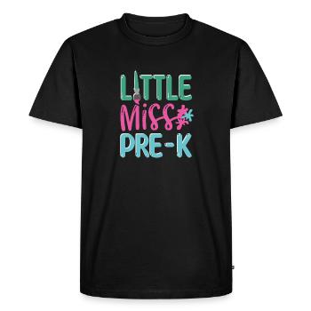 Miss Pre K Kindergarten Preschool Enrollment - Men's Premium Organic T-Shirt - black - Front - Nico (187cm)