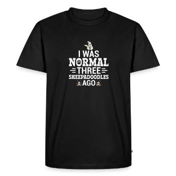 Sheepadoodle Doodle Dog - T-shirt Premium bio Homme - noir - Devant - Nico (187cm)