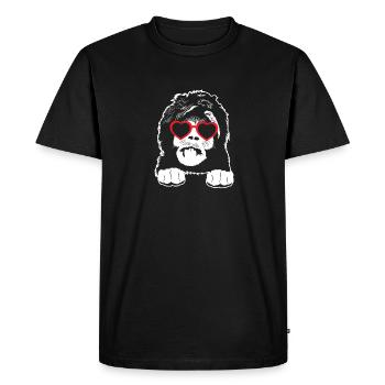 Sheepadoodle Doodle Dog - T-shirt Premium bio Homme - noir - Devant - Nico (187cm)