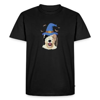 Sheepadoodle Doodle Dog - T-shirt Premium bio Homme - noir - Devant - Nico (187cm)