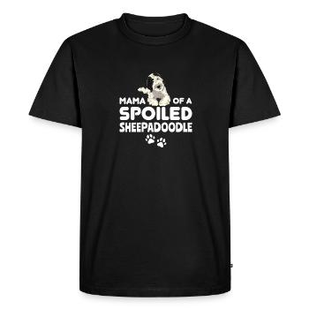 Sheepadoodle Doodle Dog - T-shirt Premium bio Homme - noir - Devant - Nico (187cm)
