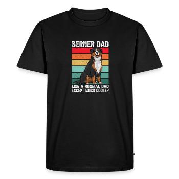 Bouvier bernois - T-shirt Premium bio Homme - noir - Devant - Nico (187cm)