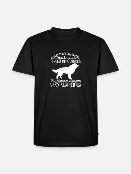 Bernese Mountain Dog - Men's Premium Organic T-Shirt - black