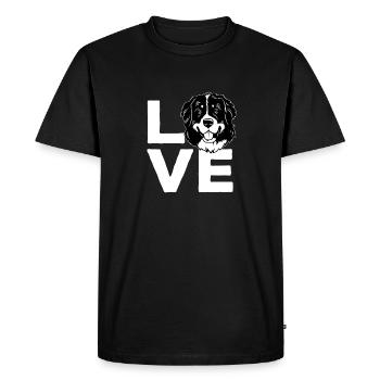 Bouvier bernois - T-shirt Premium bio Homme - noir - Devant - Nico (187cm)