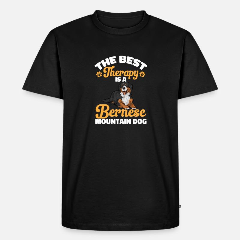 Berner Sennenhund - Männer Premium Bio T-Shirt - Schwarz