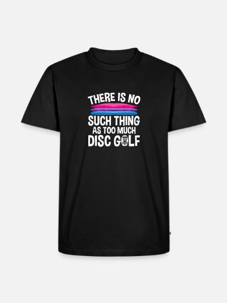 Discgolf Disc Golf Frisbee - Men's Premium Organic T-Shirt - black