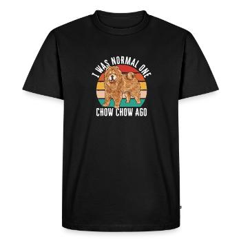 Chow Chow Dog - Men's Premium Organic T-Shirt - black - Front - Nico (187cm)