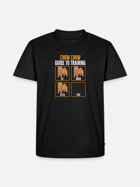 Chow Chow Dog - Men's Premium Organic T-Shirt - black