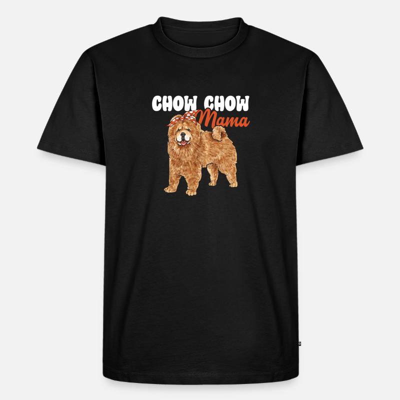 Chow Chow Hund - Männer Premium Bio T-Shirt - Schwarz