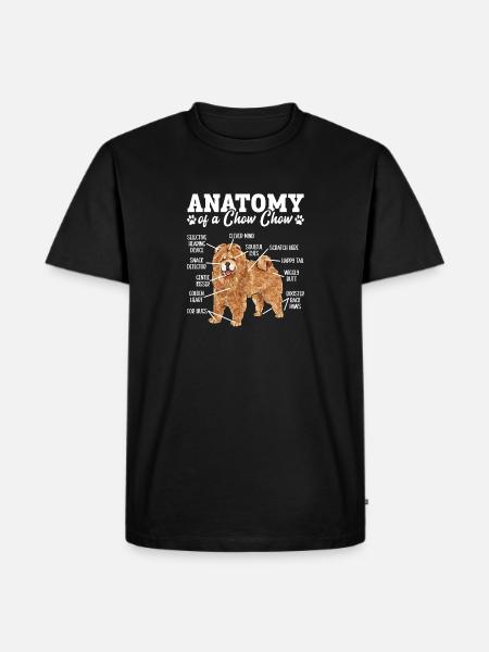 Chow Chow Dog - Men's Premium Organic T-Shirt - black