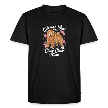 Chow Chow Chien - T-shirt Premium bio Homme - noir - Devant - Nico (187cm)