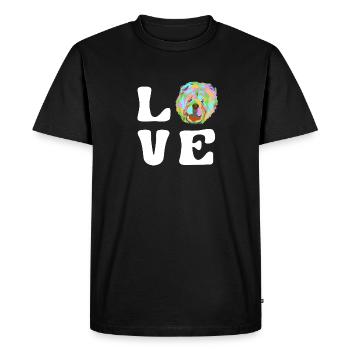 Chow Chow Chien - T-shirt Premium bio Homme - noir - Devant - Nico (187cm)