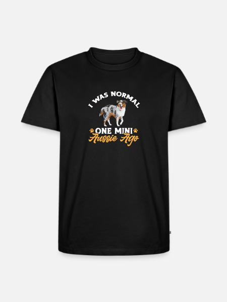 Miniature Australian Shepherd - Men's Premium Organic T-Shirt - black