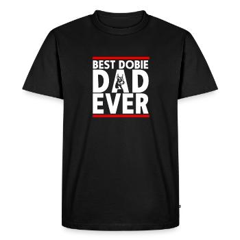 Doberman Pinscher Chien Dobie - T-shirt Premium bio Homme - noir - Devant - Nico (187cm)
