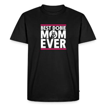 Doberman Pinscher Chien Dobie - T-shirt Premium bio Homme - noir - Devant - Nico (187cm)