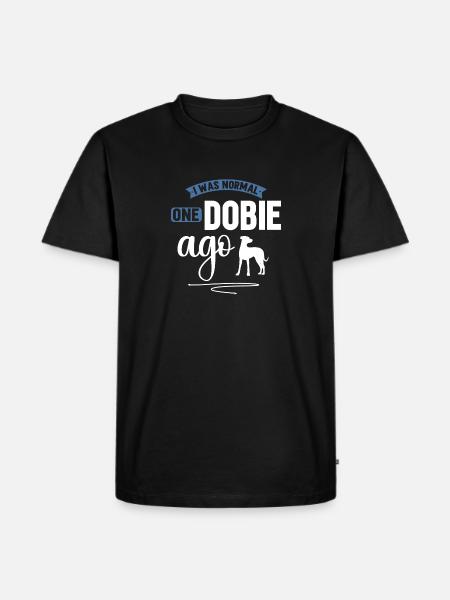 Doberman Pinscher Dog Dobie - Men's Premium Organic T-Shirt - black