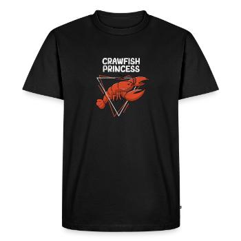 Écrevisse Princesse Cajun Écrevisse Bouillir l’amour - T-shirt Premium bio Homme - noir - Devant - Nico (187cm)