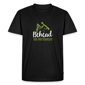 Mante religieuse, collectionneur d’insectes, entomologiste - T-shirt Premium bio Homme - noir - Devant - Nico (187cm)