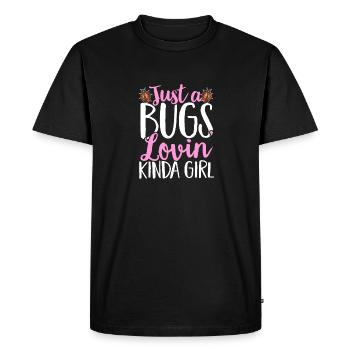 Insect collectors, insects, beetle lovers, entomologists - Men's Premium Organic T-Shirt - black - Front - Nico (187cm)
