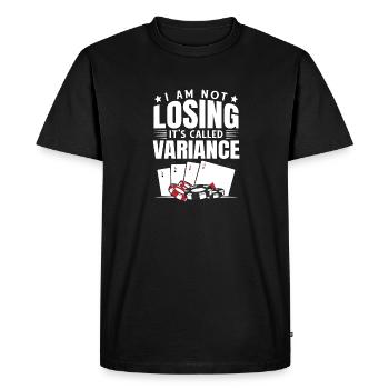 Aces Spades Poker Je ne perds pas ça s’appelle Vari - T-shirt Premium bio Homme - noir - Devant - Nico (187cm)