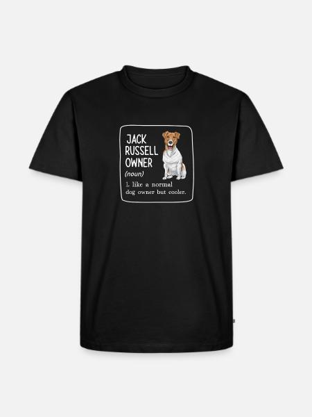 Jack Russell Terrier - Men's Premium Organic T-Shirt - black