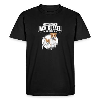 Jack Russell Terrier - T-shirt Premium bio Homme - noir - Devant - Nico (187cm)