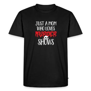 Wahre Verbrechen Podcaster True Crime Podcast - T-shirt Premium bio Homme - noir - Devant - Nico (187cm)