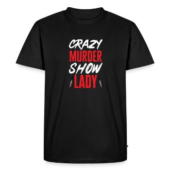Wahre Verbrechen Podcaster True Crime Podcast - T-shirt Premium bio Homme - noir - Devant - Nico (187cm)