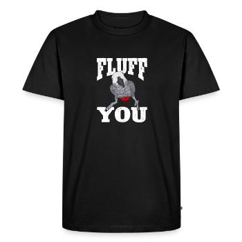 Graupapagei Perroquet gris d’Afrique Papagei - T-shirt Premium bio Homme - noir - Devant - Nico (187cm)
