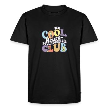 Psychologue Cool Neuropsychologists Club - T-shirt Premium bio Homme - noir - Devant - Nico (187cm)