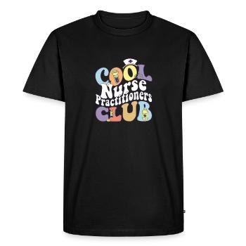 Cool Nurse Practitioners Club RN Registered Nurse - Männer Premium Bio T-Shirt - Schwarz - Vorne - Nico (187cm)