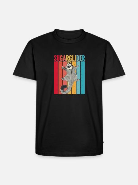 Short-headed glider Sugar Glider - Men's Premium Organic T-Shirt - black