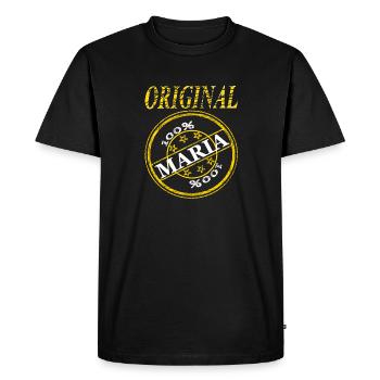 Je m’appelle Maria, je suis Maria Princess Maria - T-shirt Premium bio Homme - noir - Devant - Nico (187cm)