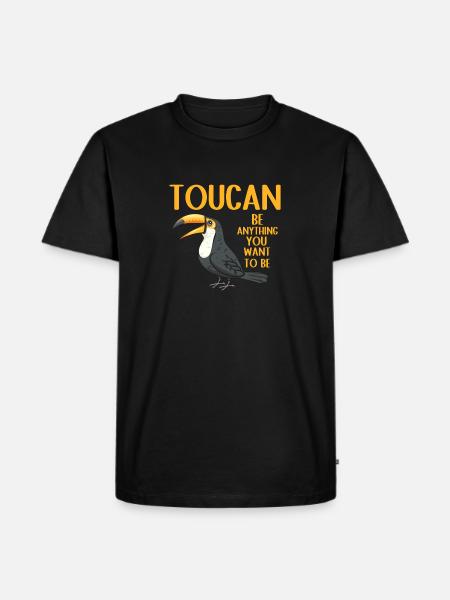 Toucan Bird Rainforest - Men's Premium Organic T-Shirt - black