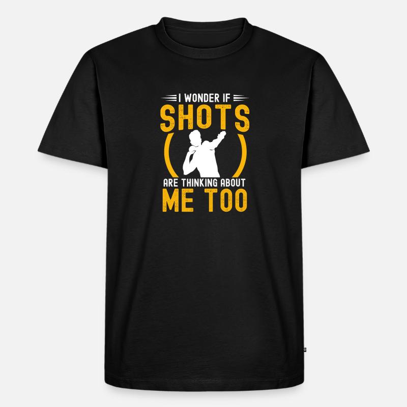 Lancer du poids Athlétisme - T-shirt Premium bio Homme - noir