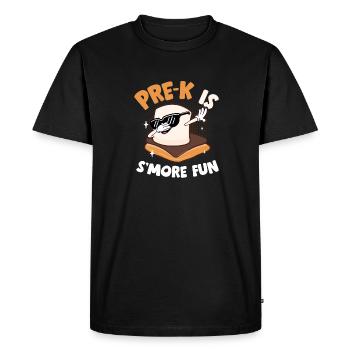 Pre K est Smore Fun Dabbing Marshmallow Kids Campfi - T-shirt Premium bio Homme - noir - Devant - Nico (187cm)