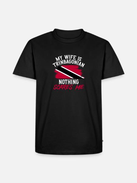 Drapeau de Trinité-et-Tobago - T-shirt Premium bio Homme - noir