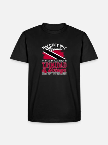 Drapeau de Trinité-et-Tobago - T-shirt Premium bio Homme - noir