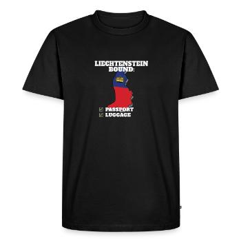 Liechtenstein Voyage à destination du pays - T-shirt Premium bio Homme - noir - Devant - Nico (187cm)